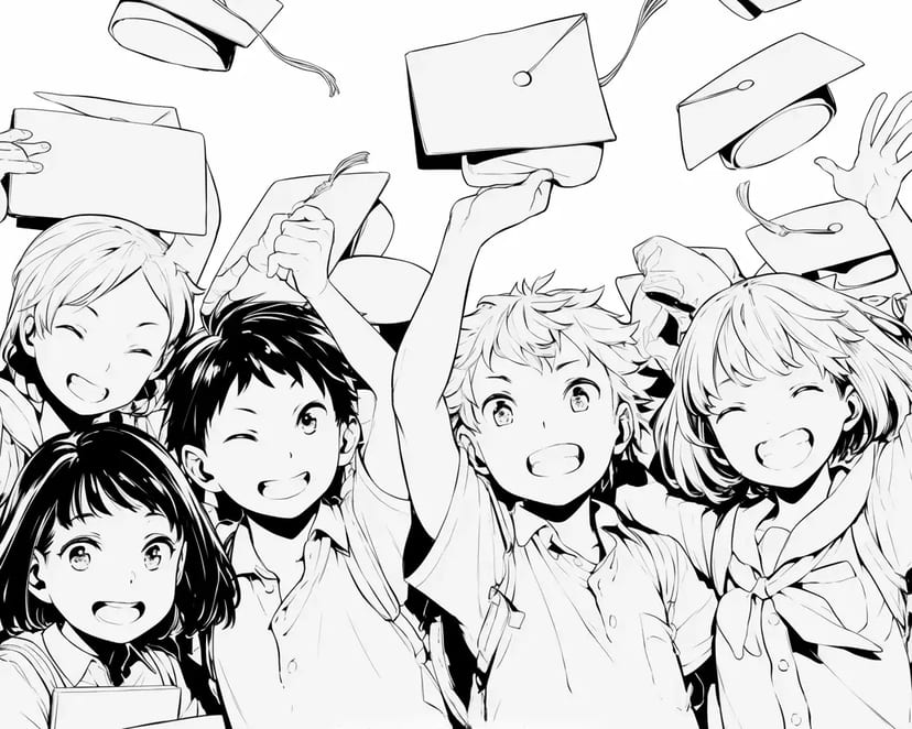 卒業の喜び