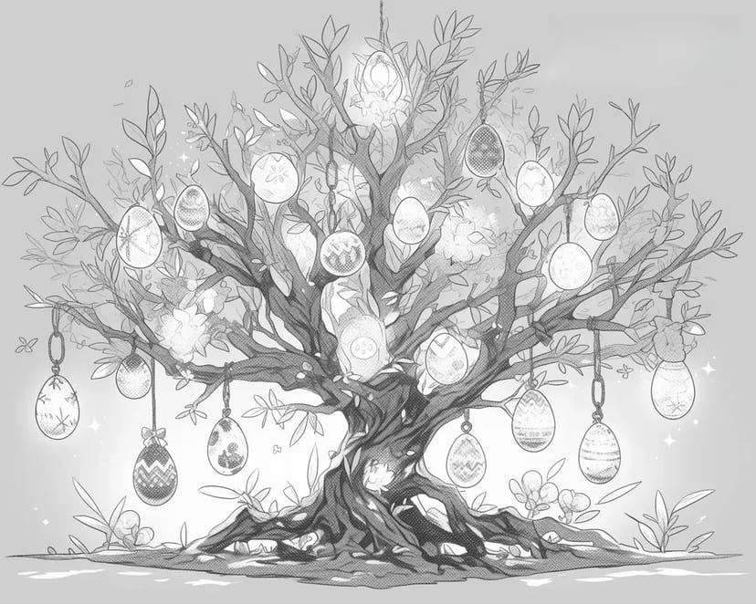 魔法の卵の木