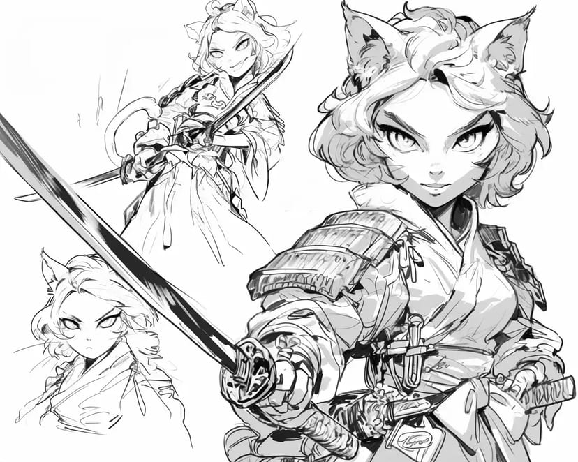 武士猫少女的决心