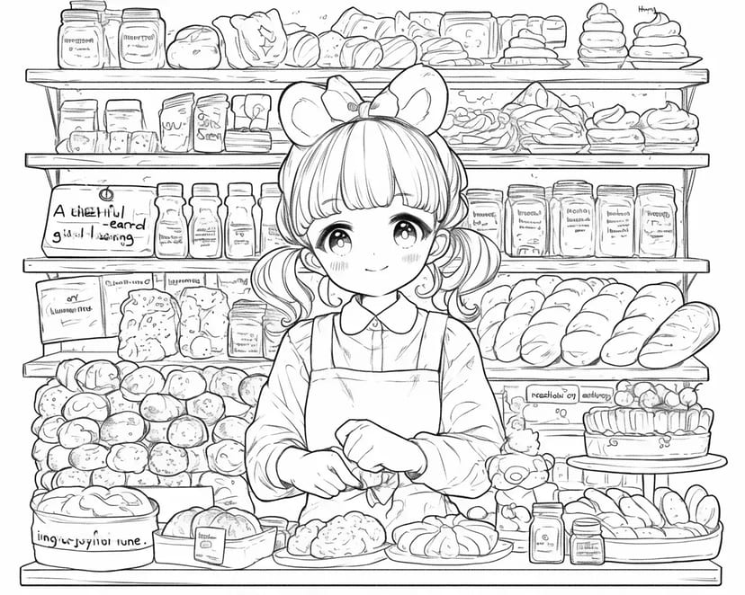 パン屋の少女