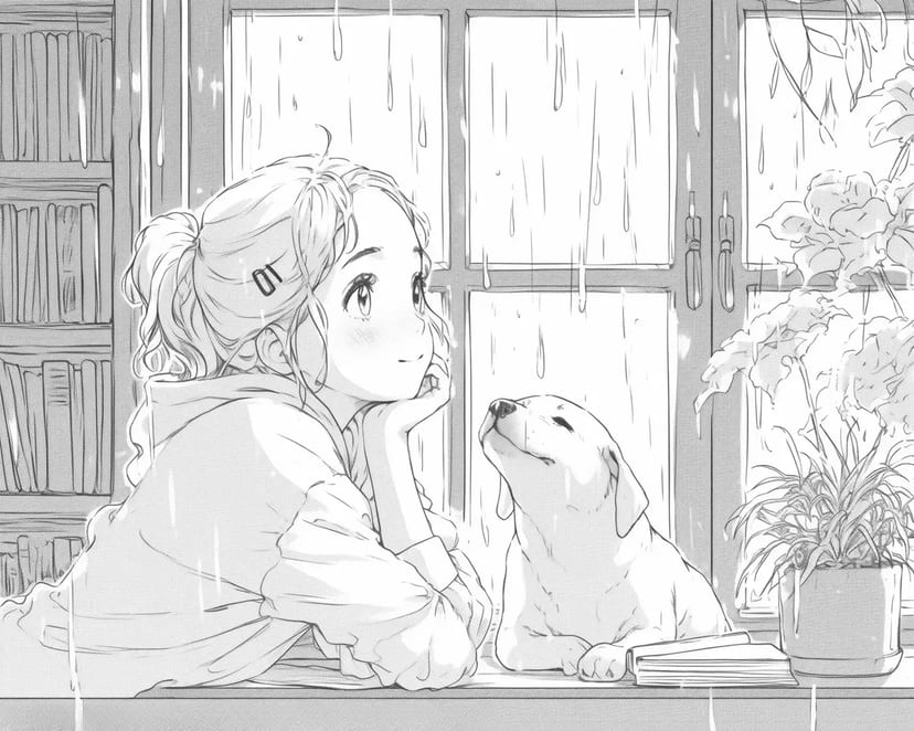 雨の日のひととき