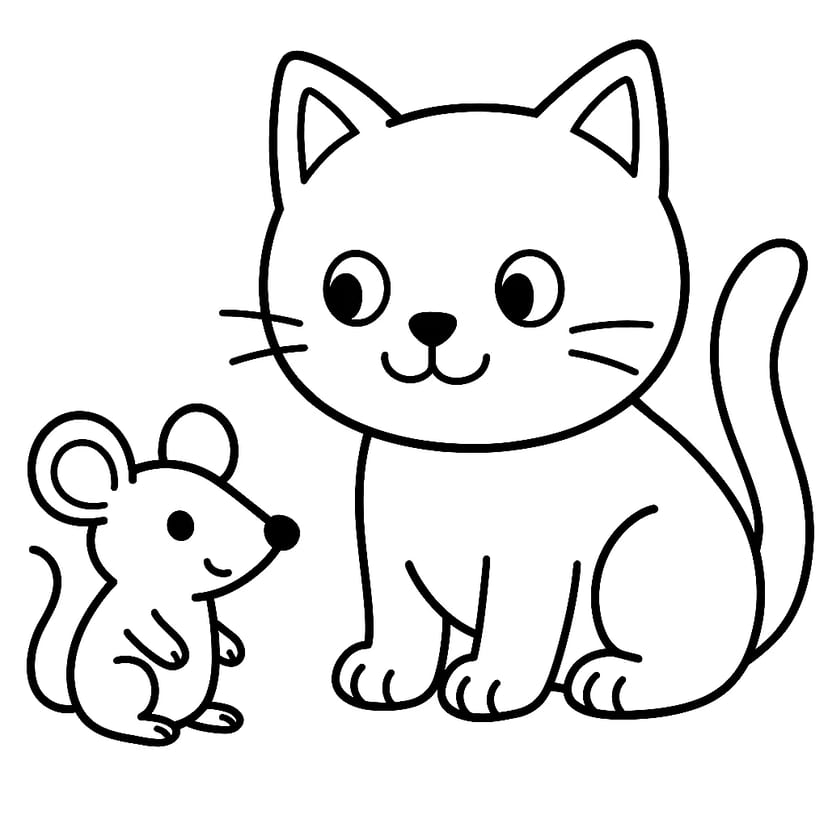 ねことねずみのともだち