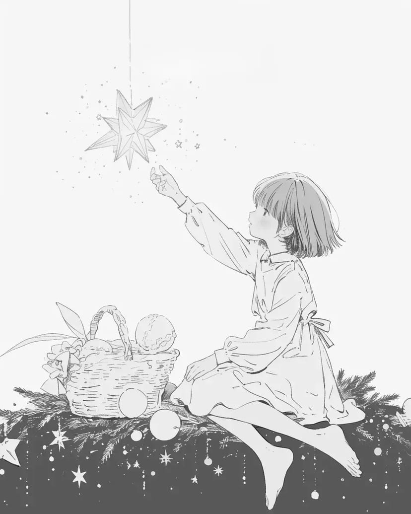 星をつかむ少女