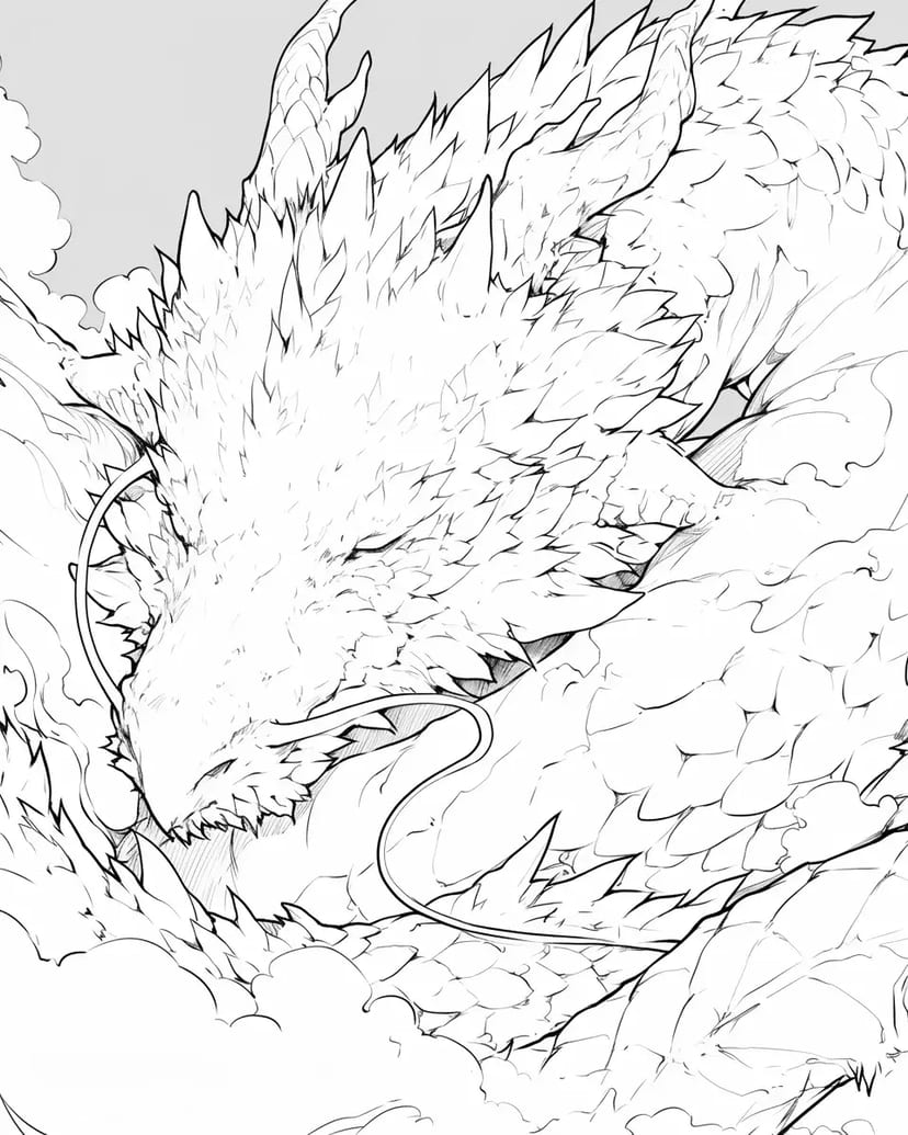 雷雲の伝説ドラゴン