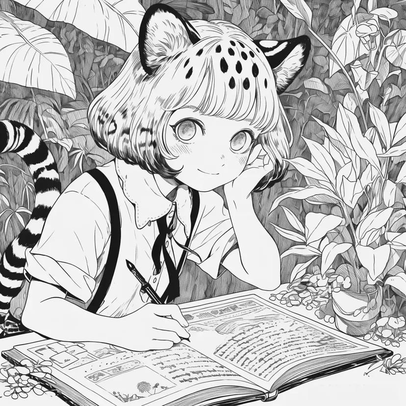 森の中の不思議な日記