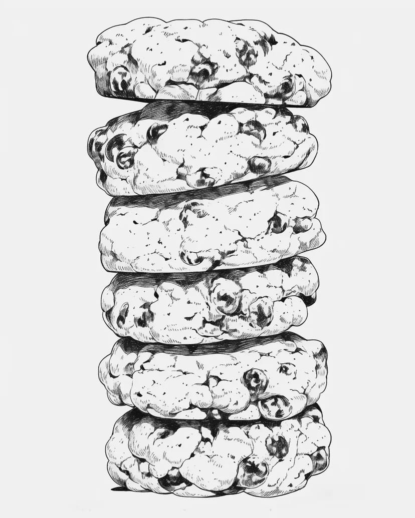 クッキーのタワー