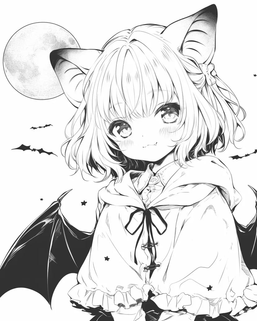 満月のヴァンパイアバット