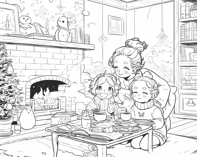 暖かいクリスマスのひととき