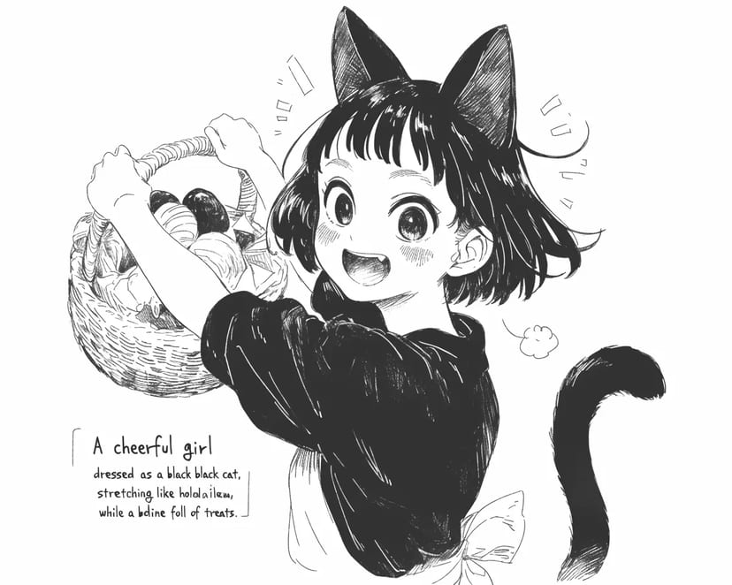 黒猫の少女