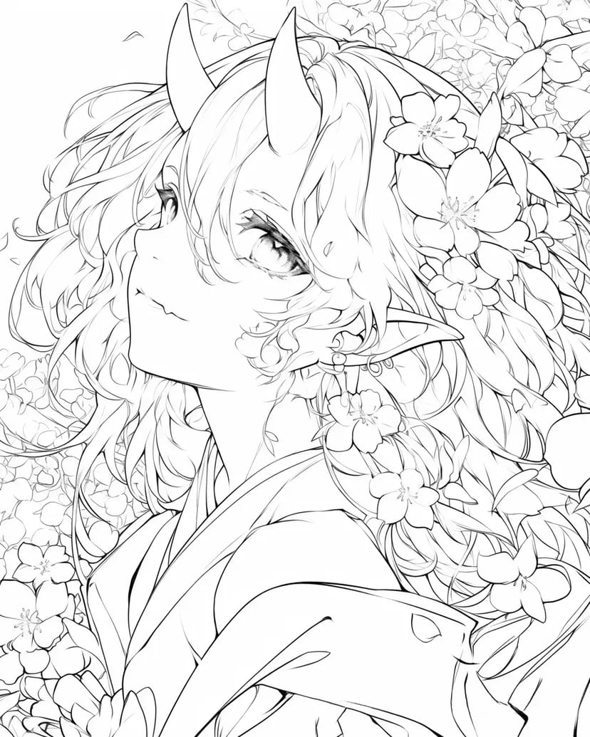 桜の中の妖精