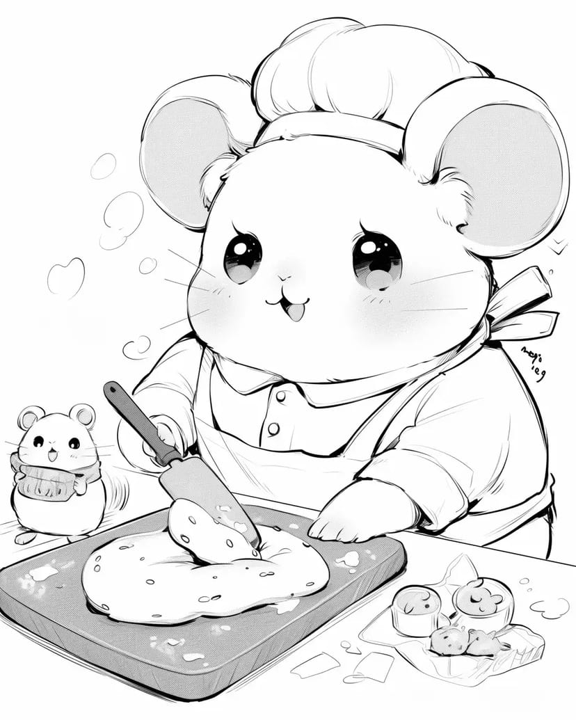 ハムスターのパン職人