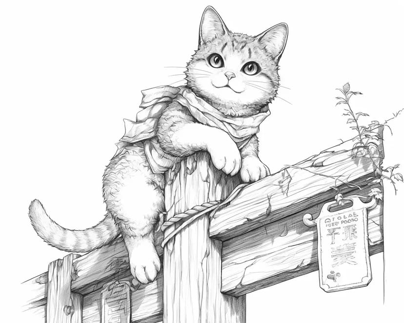 冒険好きな子猫