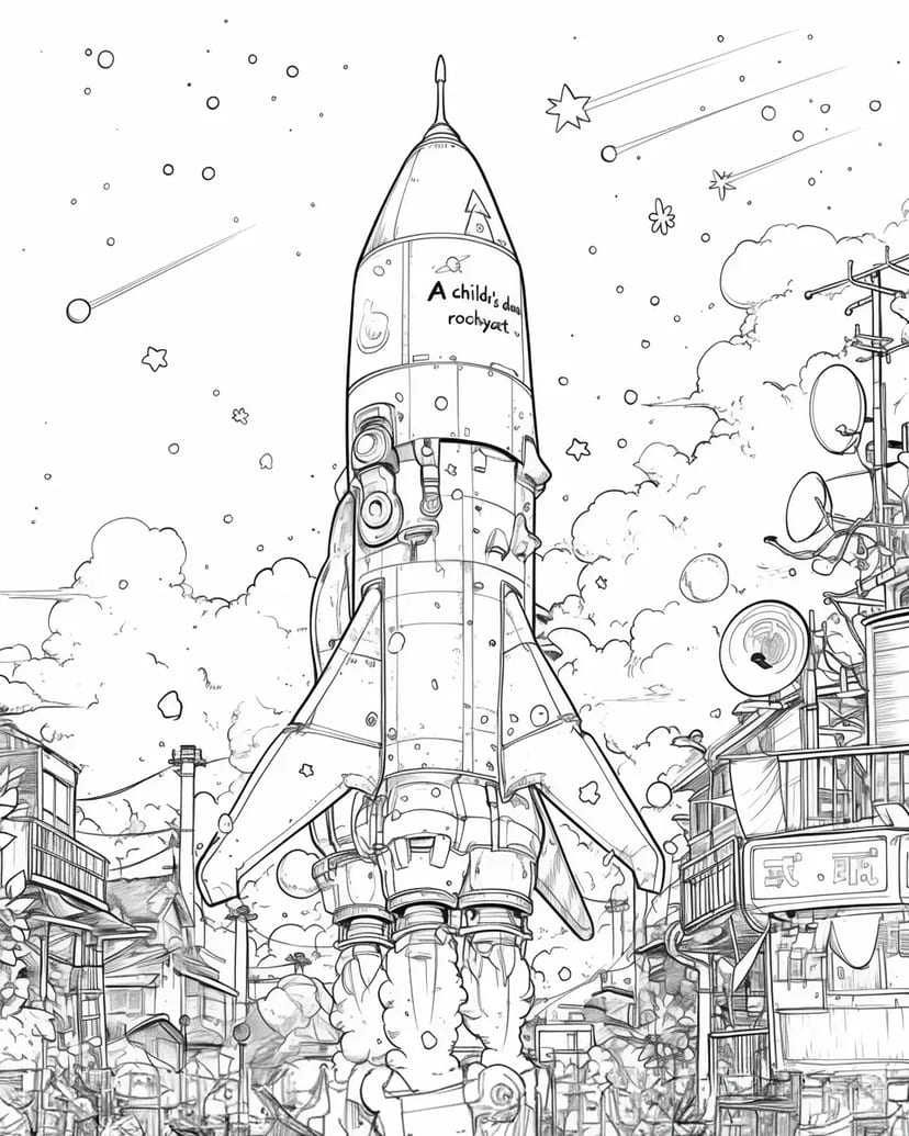 子どものロケット