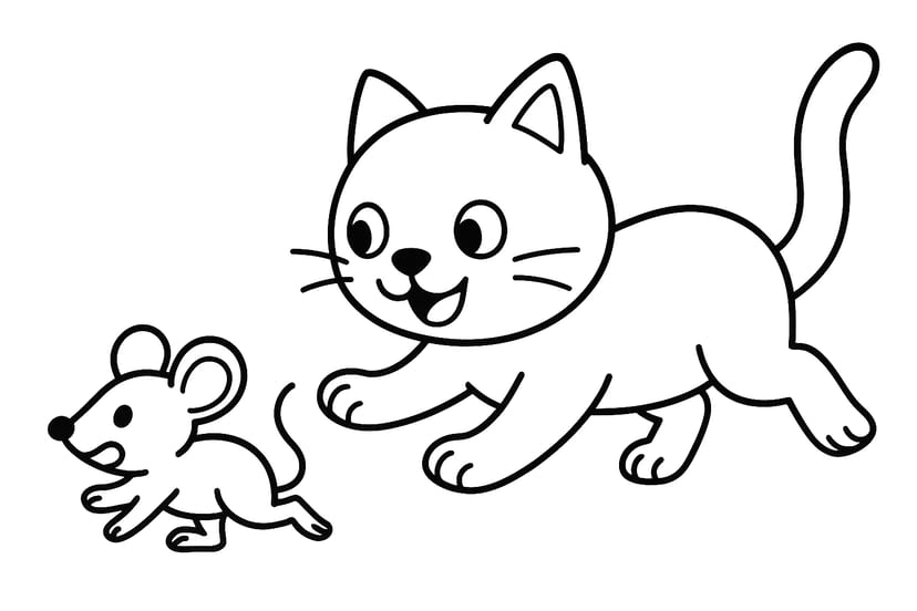 猫とネズミの追いかけっこ