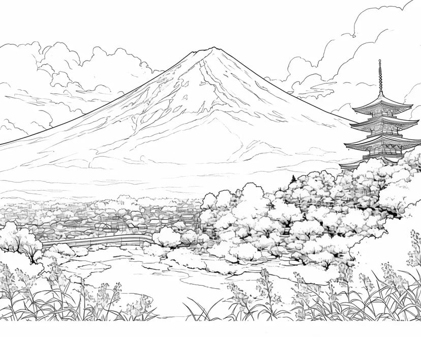 富士山の日の出