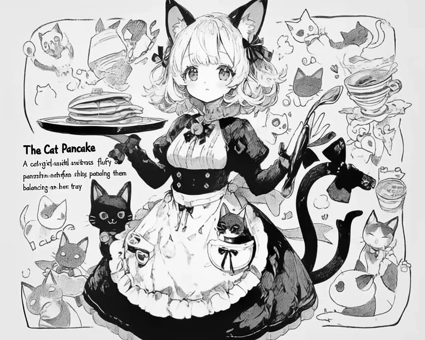 猫耳パンケーキウェイトレス