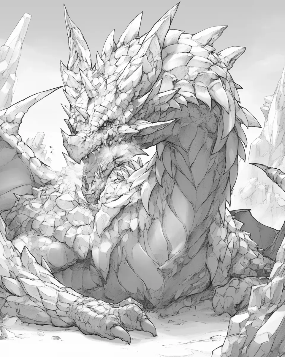 氷のドラゴン