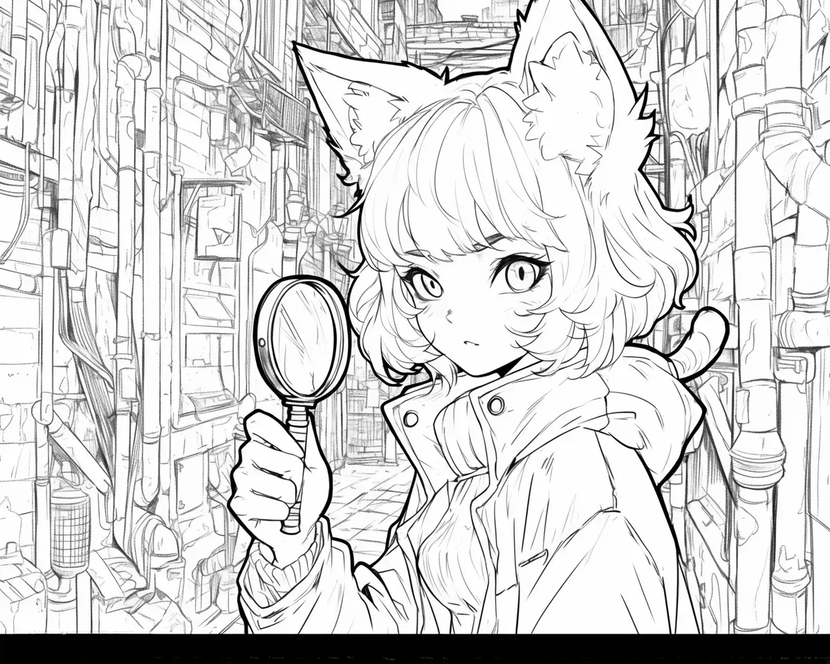 謎の路地の少女探偵