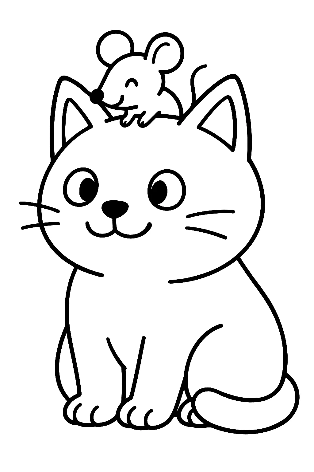 仲良しの猫とネズミ